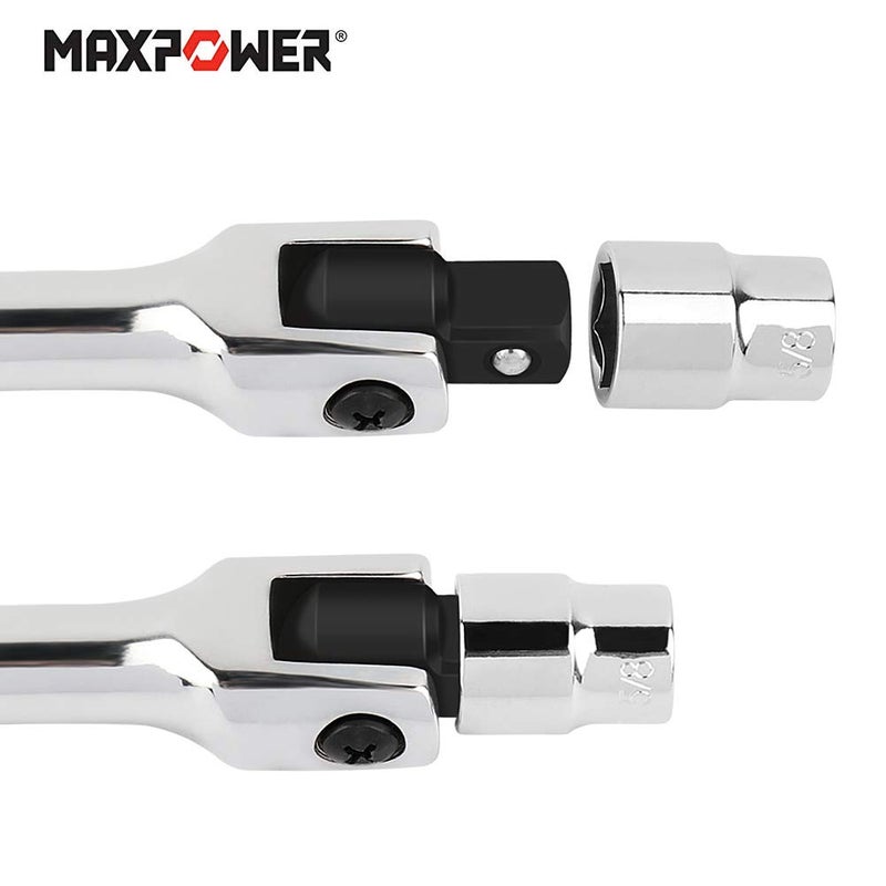MAXPOWER 24-Inch Breaker Bar 1/2-Inch Drive Flex Handle - Image 4